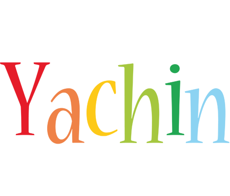 Yachin birthday logo