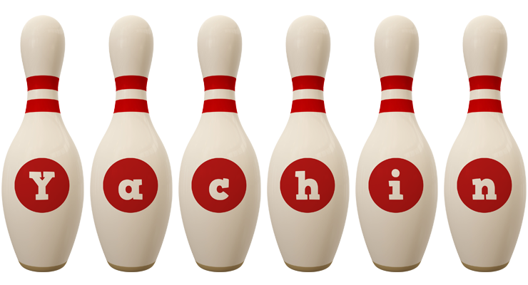 Yachin bowling-pin logo