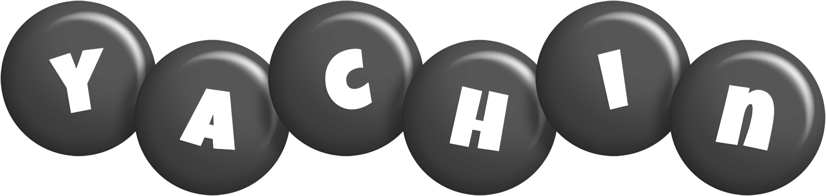 Yachin candy-black logo