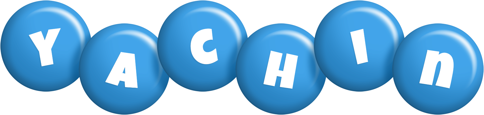 Yachin candy-blue logo