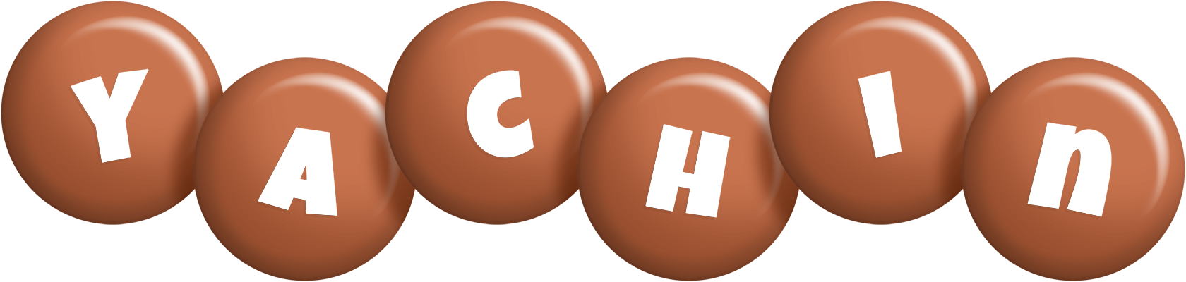 Yachin candy-brown logo