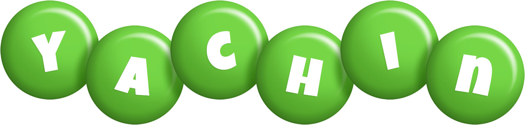 Yachin candy-green logo