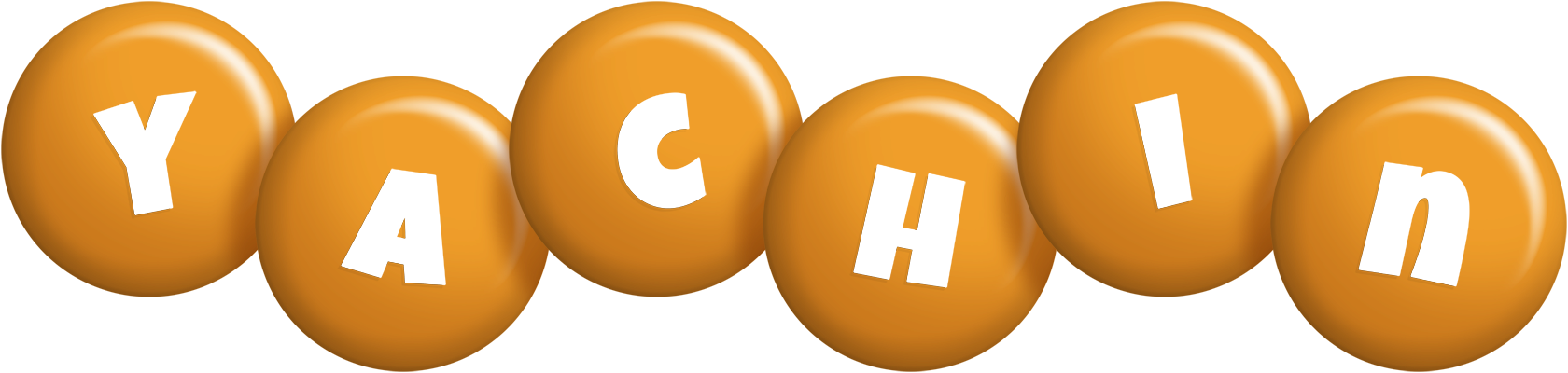 Yachin candy-orange logo