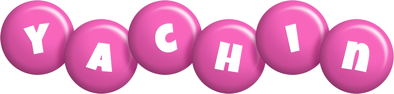 Yachin candy-pink logo