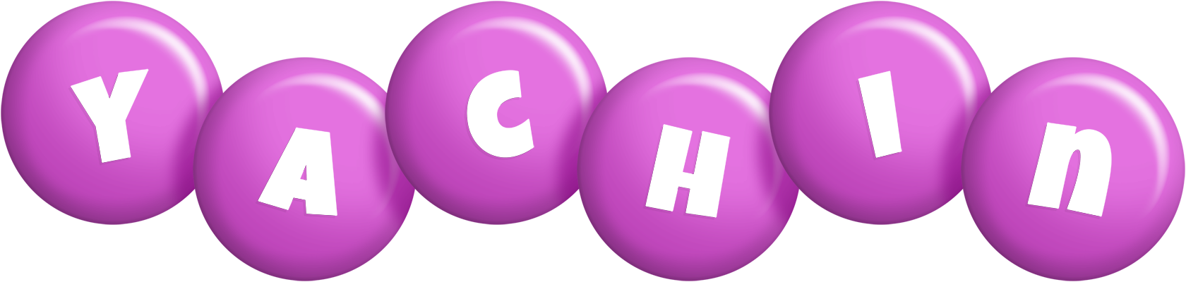 Yachin candy-purple logo