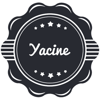 Yacine badge logo