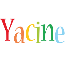 Yacine birthday logo