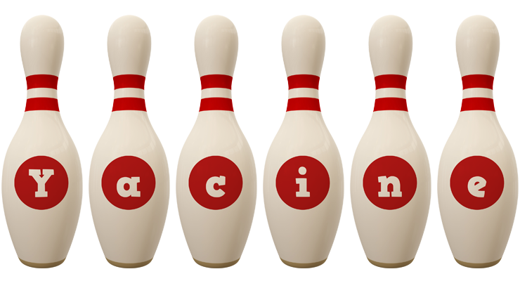 Yacine bowling-pin logo