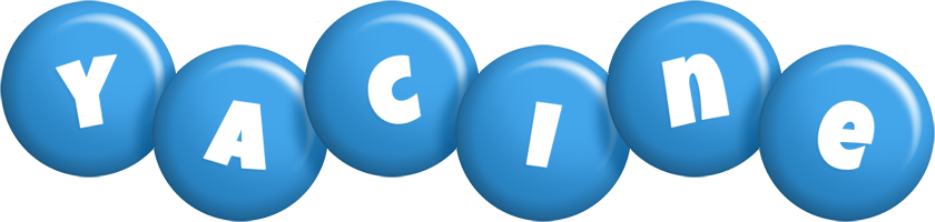 Yacine candy-blue logo
