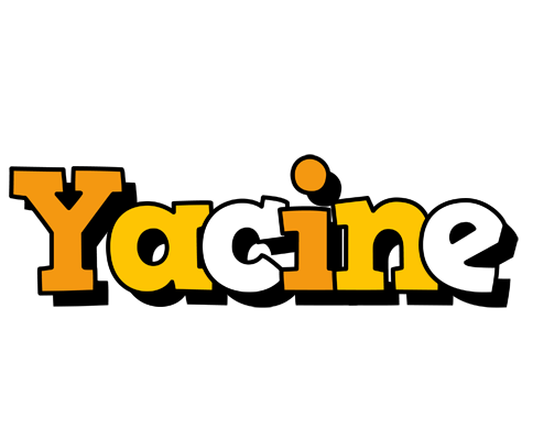Yacine cartoon logo