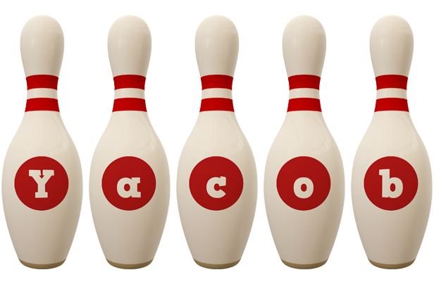 Yacob bowling-pin logo