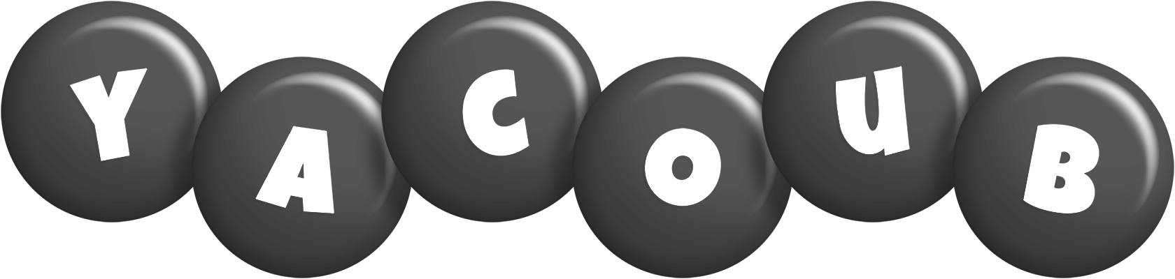 Yacoub candy-black logo