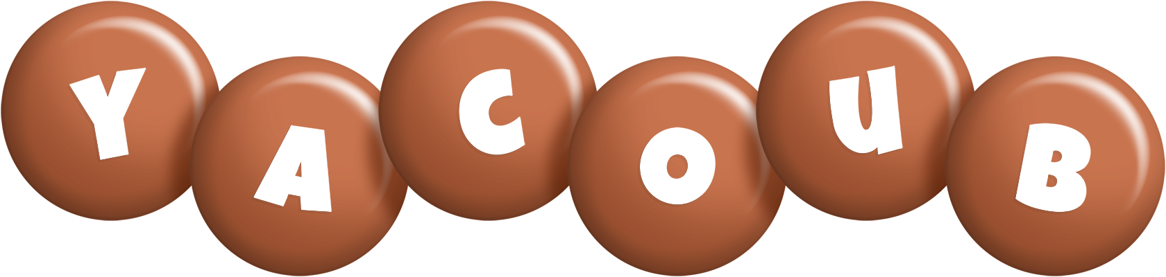 Yacoub candy-brown logo