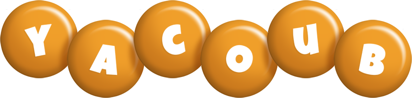 Yacoub candy-orange logo