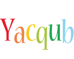 Yacqub birthday logo