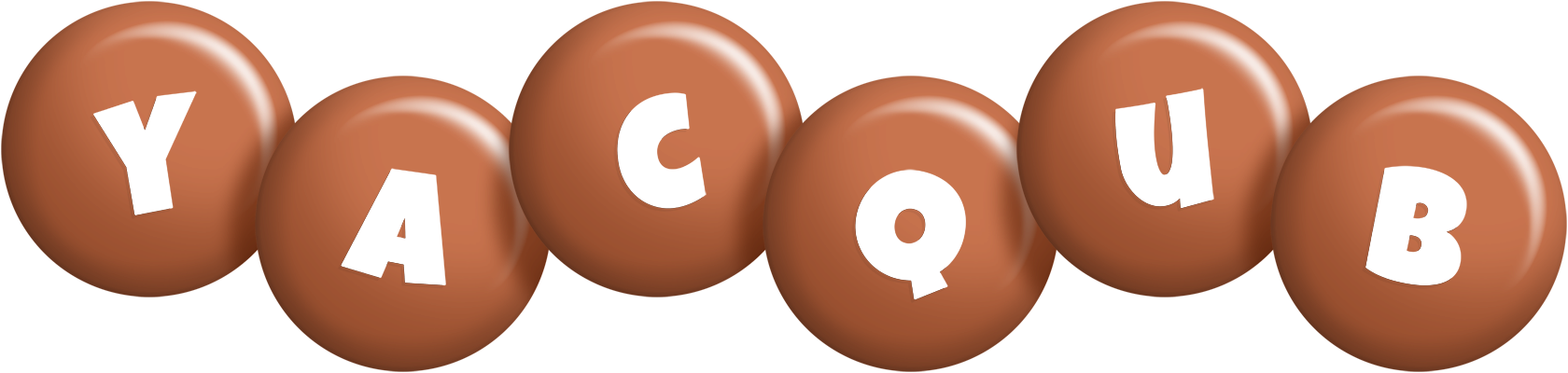 Yacqub candy-brown logo