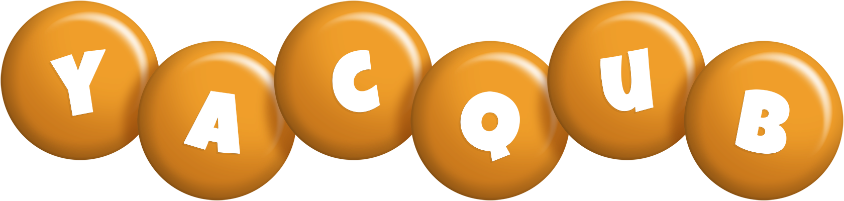 Yacqub candy-orange logo