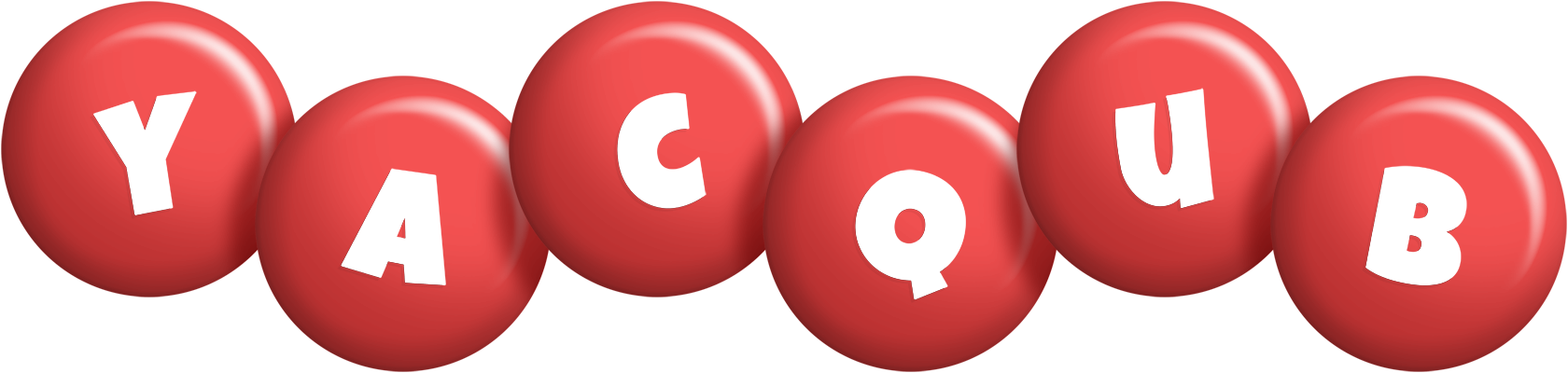 Yacqub candy-red logo