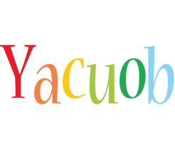 Yacuob birthday logo