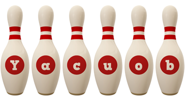 Yacuob bowling-pin logo