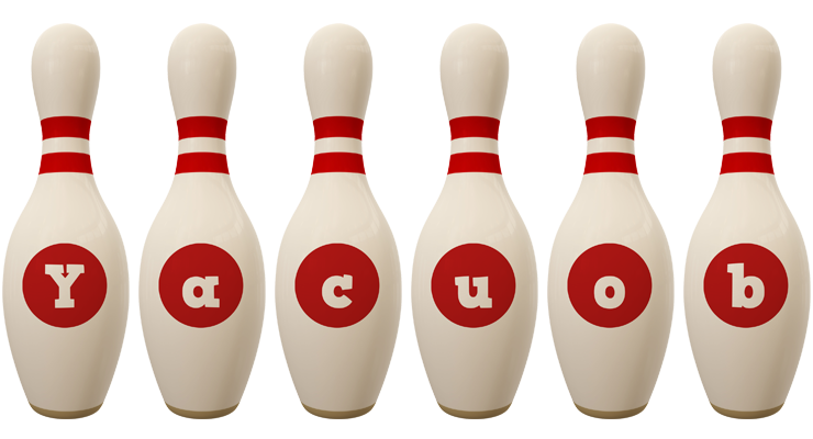 Yacuob bowling-pin logo