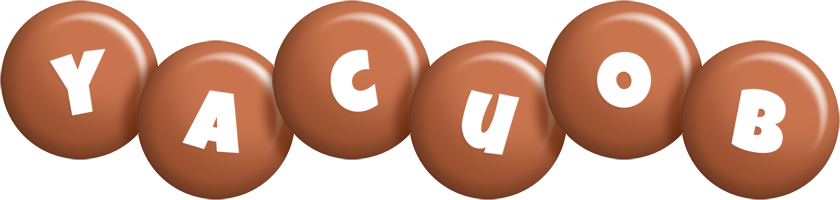 Yacuob candy-brown logo