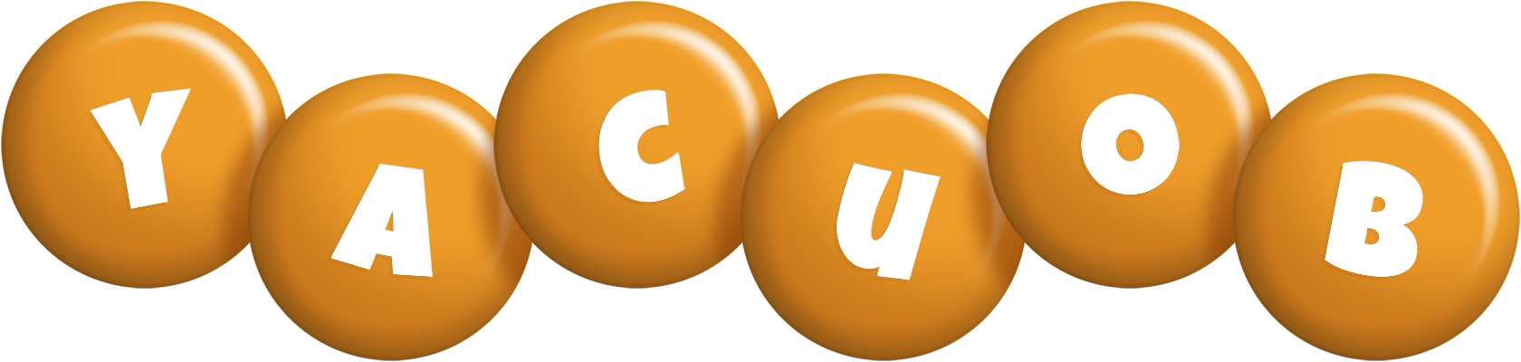 Yacuob candy-orange logo