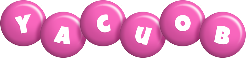 Yacuob candy-pink logo