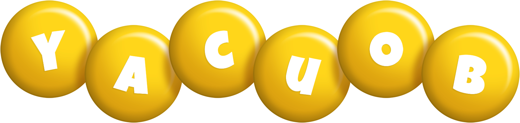 Yacuob candy-yellow logo