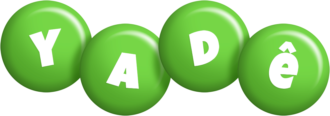 Yadê candy-green logo