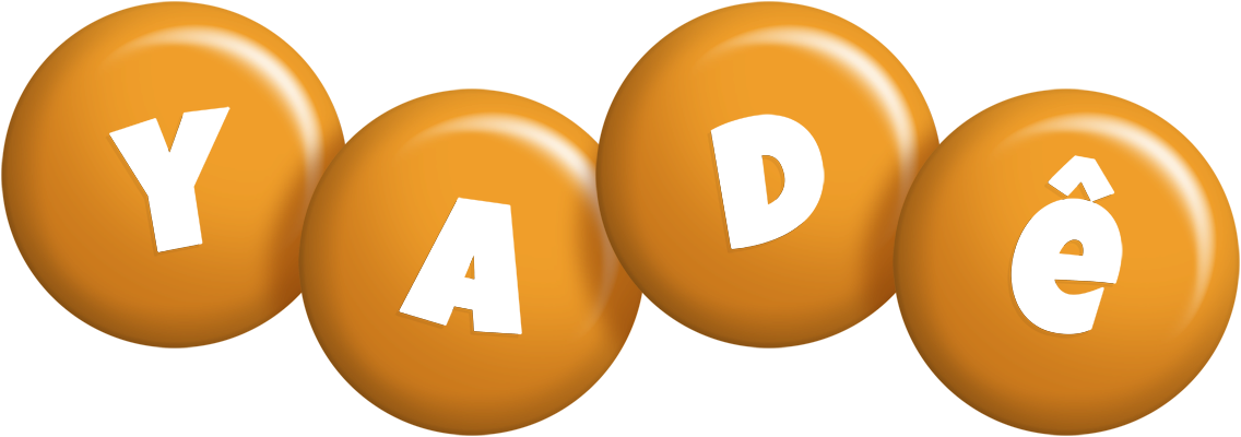 Yadê candy-orange logo