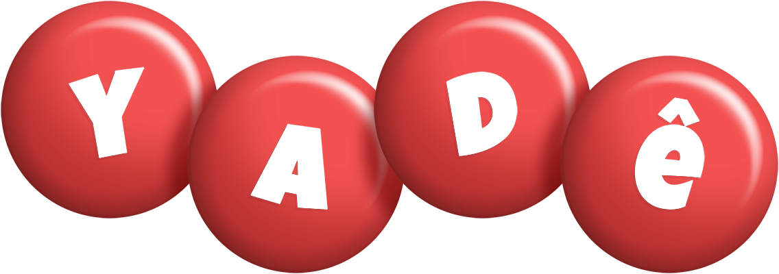 Yadê candy-red logo