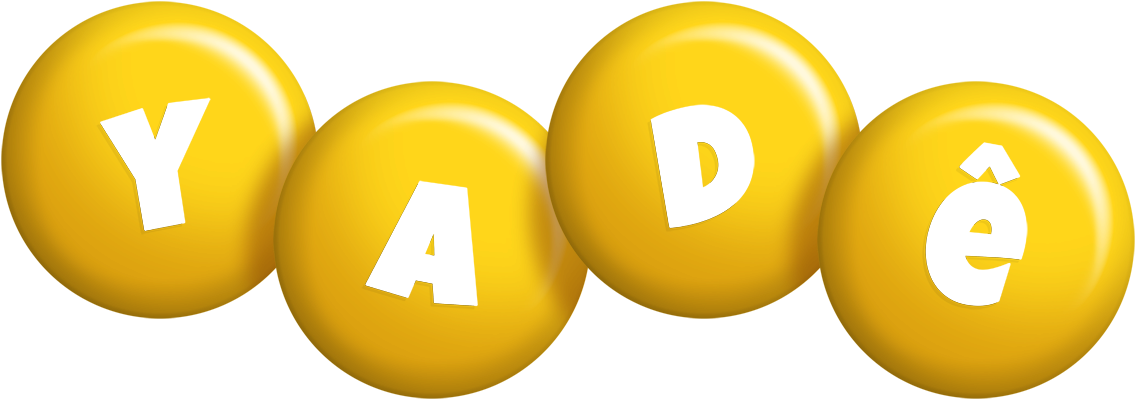 Yadê candy-yellow logo