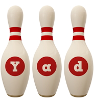 Yad bowling-pin logo