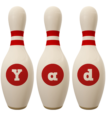 Yad bowling-pin logo