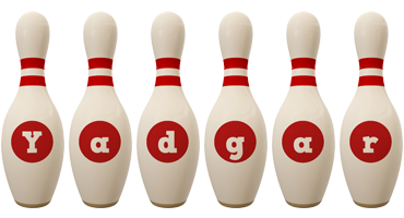 Yadgar bowling-pin logo