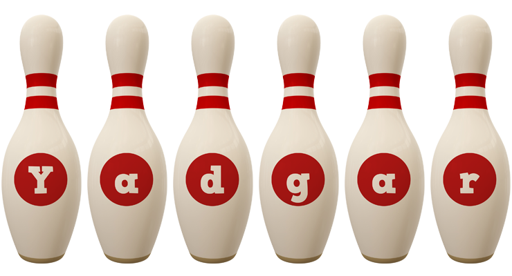 Yadgar bowling-pin logo