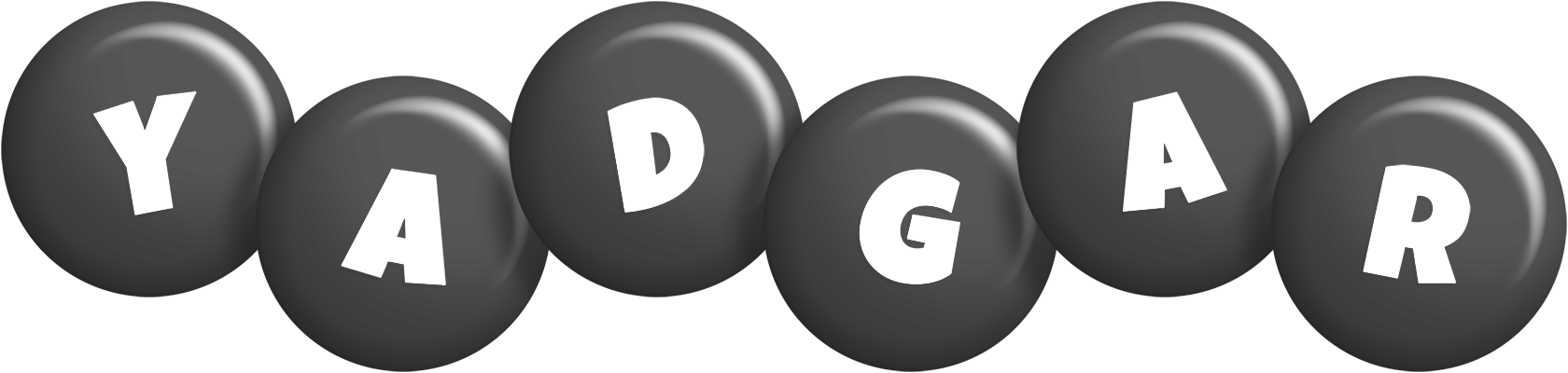 Yadgar candy-black logo