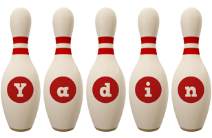 Yadin bowling-pin logo