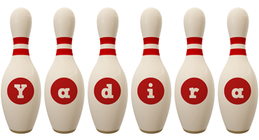 Yadira bowling-pin logo