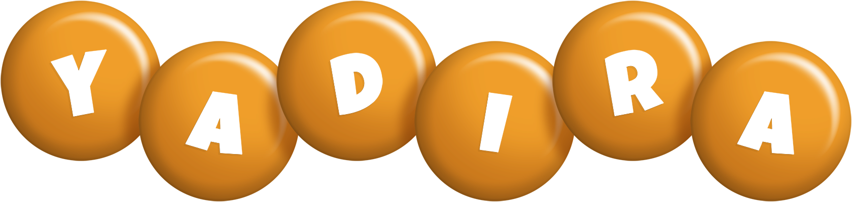 Yadira candy-orange logo
