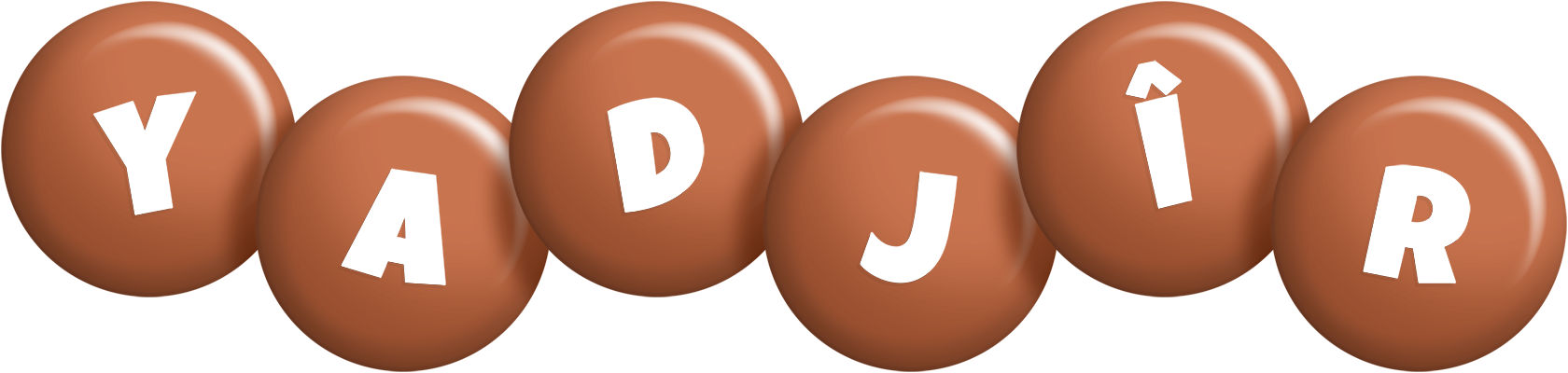 Yadjîr candy-brown logo