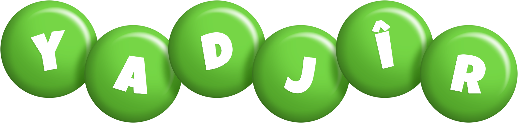 Yadjîr candy-green logo