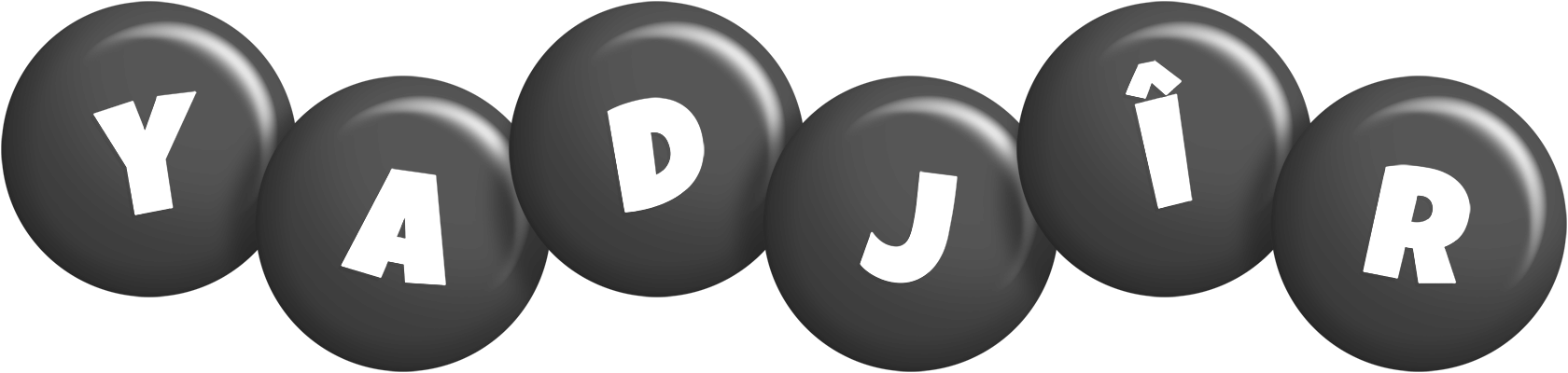 Yadjîr candy-black logo