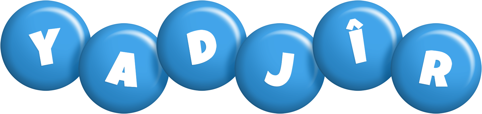 Yadjîr candy-blue logo