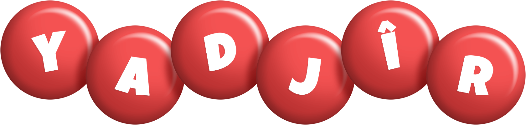 Yadjîr candy-red logo