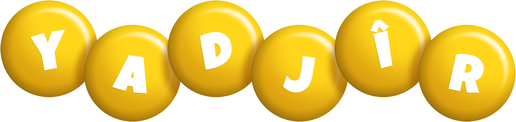 Yadjîr candy-yellow logo