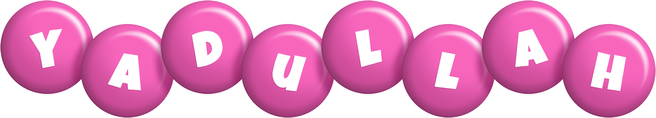 Yadullah candy-pink logo