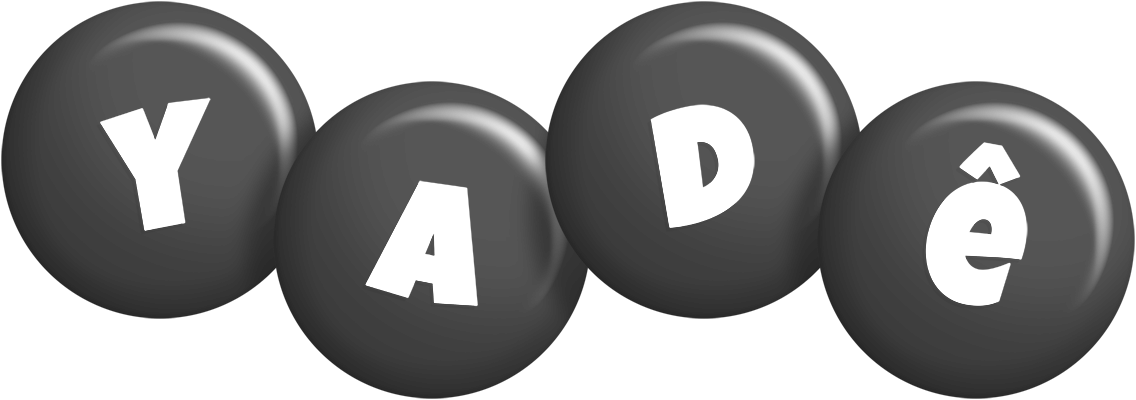 Yadê candy-black logo