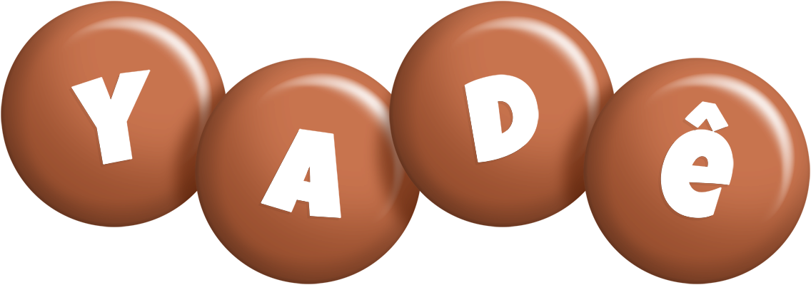 Yadê candy-brown logo